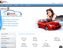 Tablet Screenshot of globalmotors.co.nz